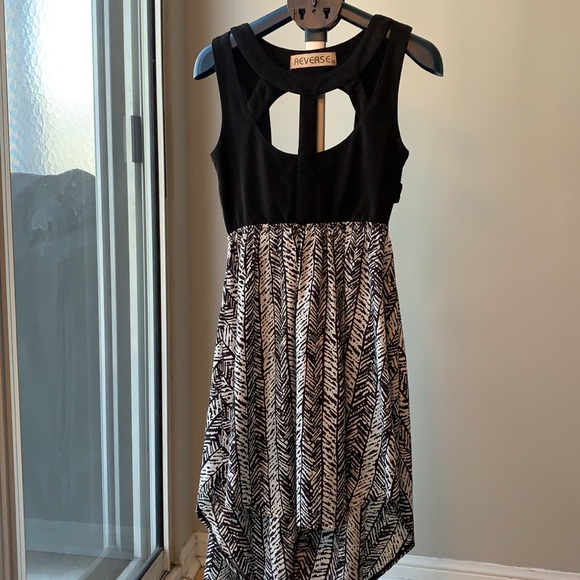 UO Reverse high low flowy dress - Picture 2 of 5